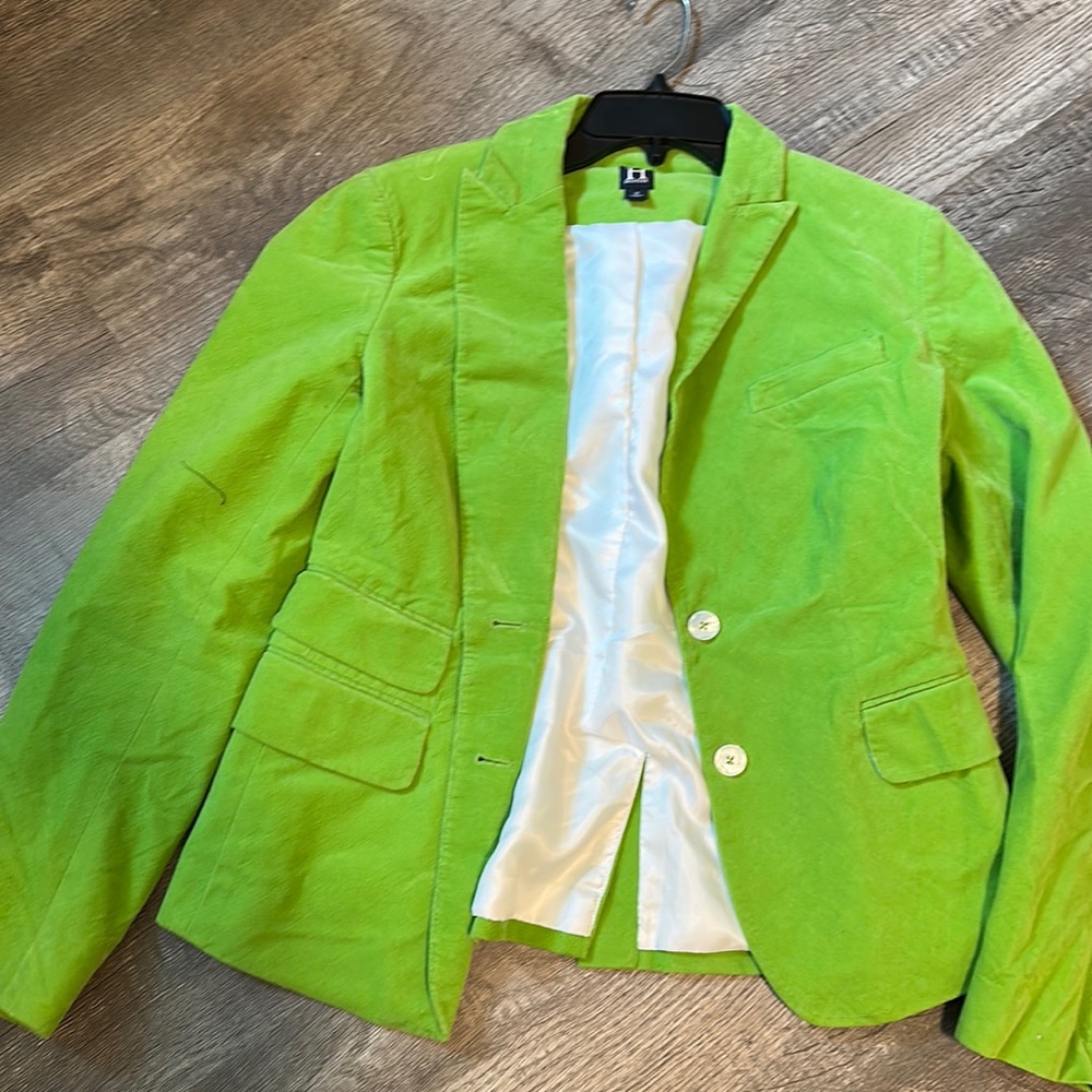 Lime Green corduroy blazers